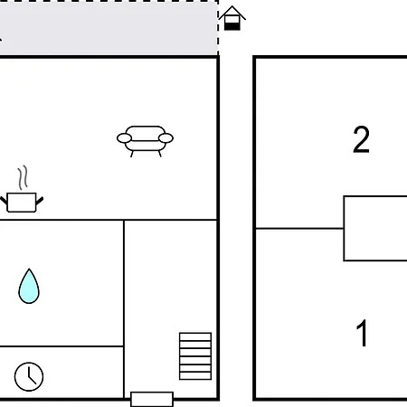 Cozy In With Kitchenette Ferienhaus *